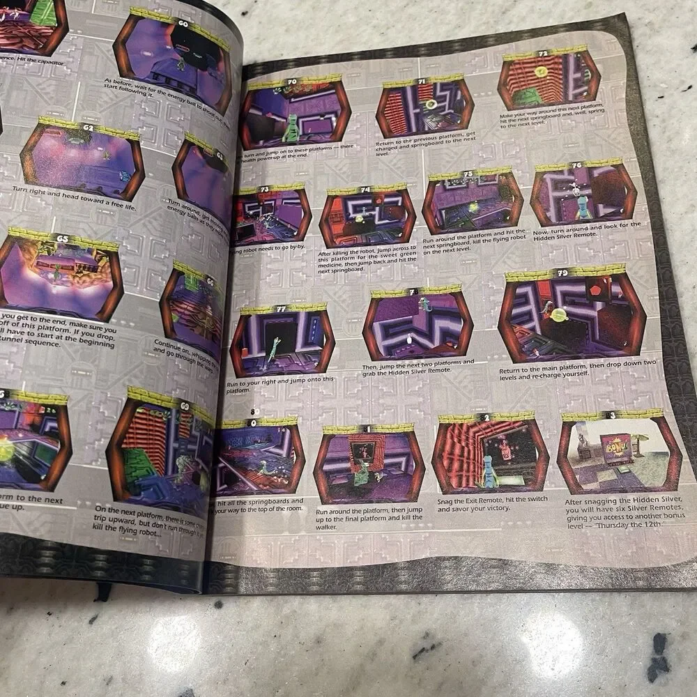 Gex Enter The Gecko (PS 1-PC) Official Strategy Guide By Dimension Rare & Clean